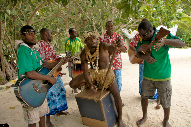Pele Island string band